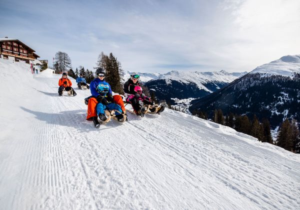Schlitteln in Davos