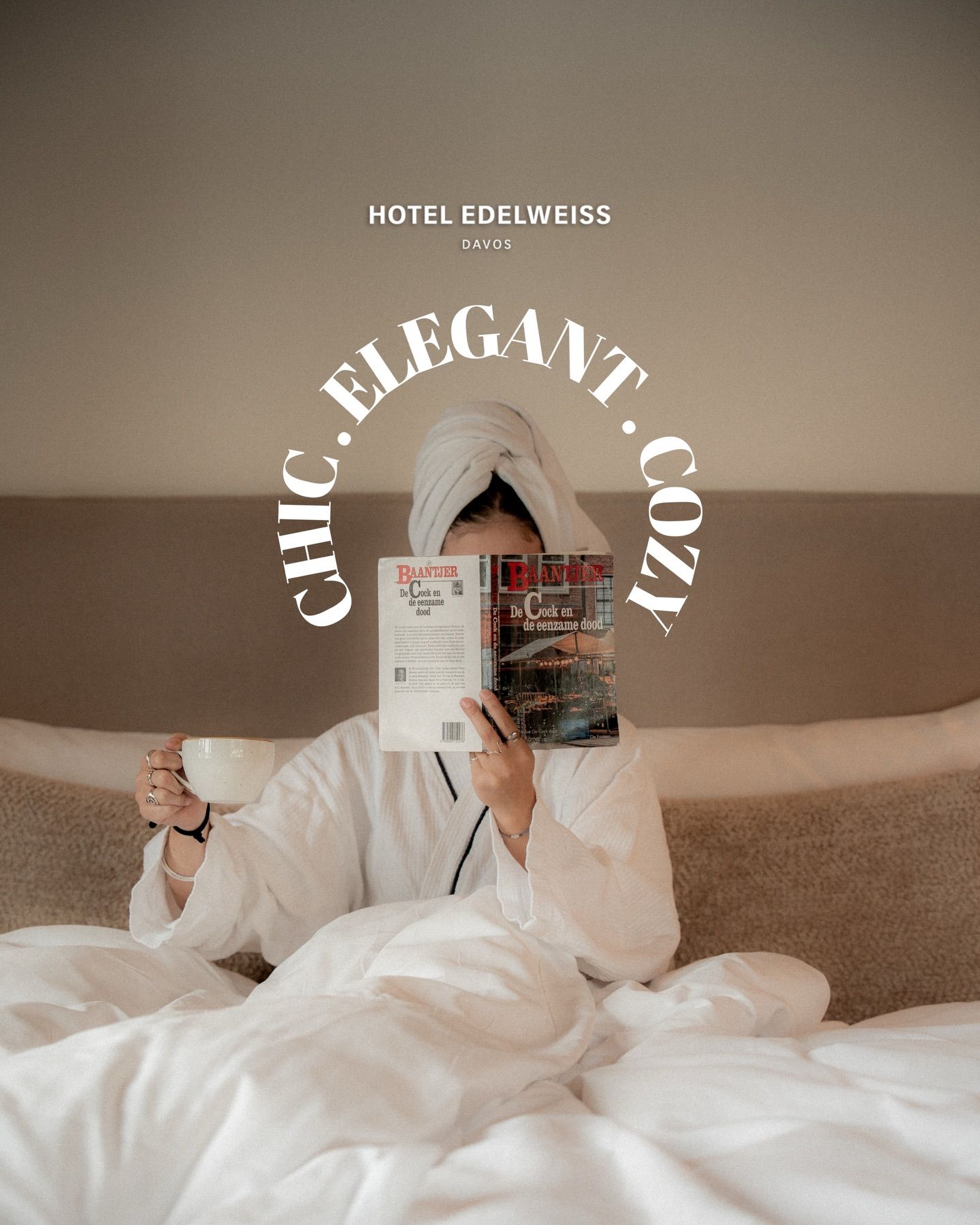 Coffee. A book. Mountain calm.